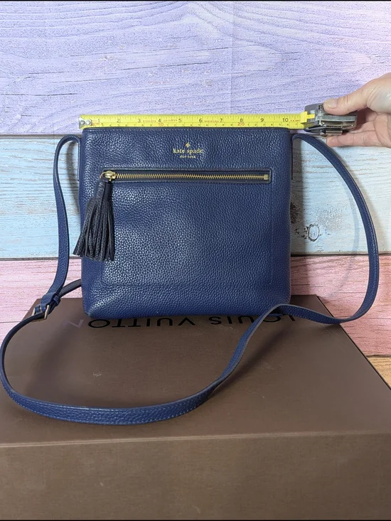 kate spade Navy Crossbody Bag with Tassel - Picture 8 of 8
